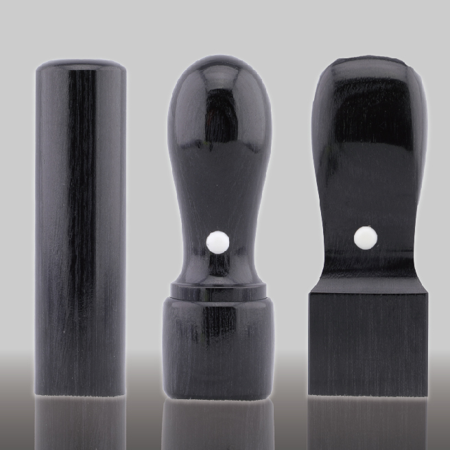 【法人印鑑3本セット】彩華（さいか）黒